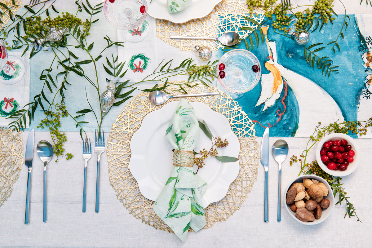 Holiday Angel Table Runner