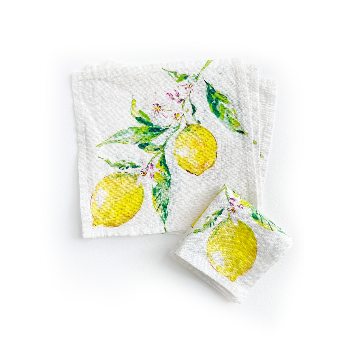 Lemons - Cocktail Napkins set of 4