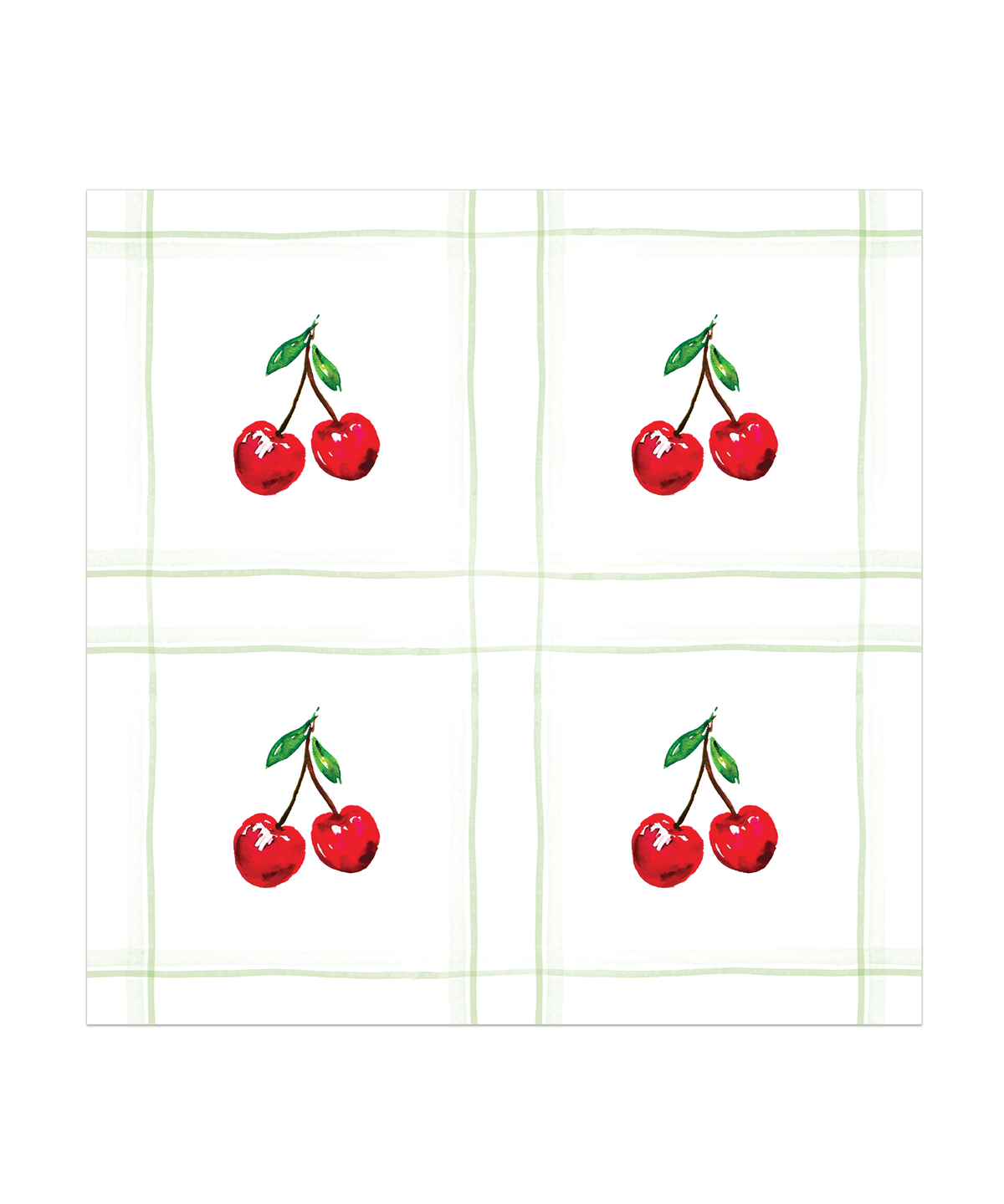 Cherries - Cocktail Napkins set of 4