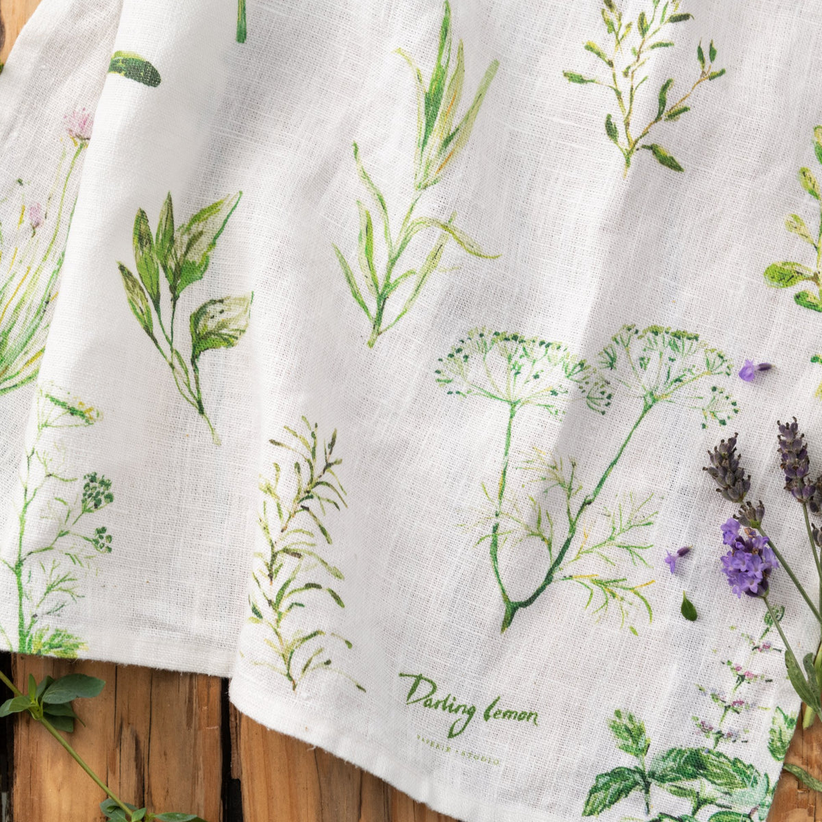 Herbs Kitchen Towel
