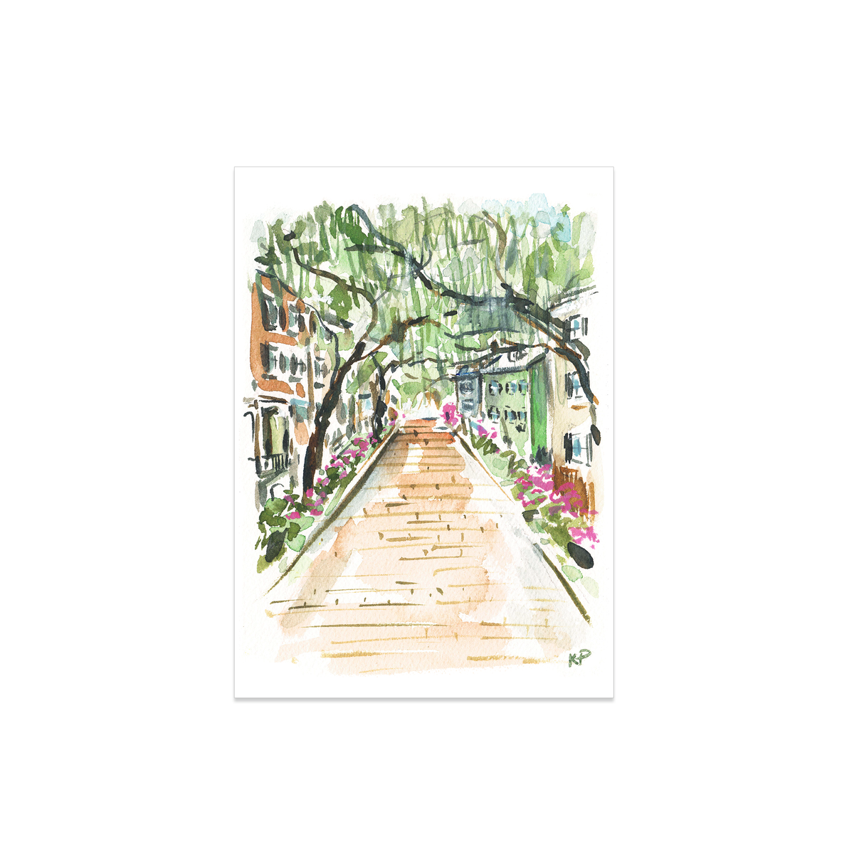 Art Print, Jones Street - Savannah, GA