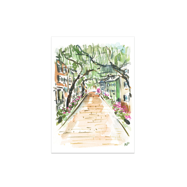 Darling Lemon Addvert Art Print, Jones Street - Savannah, GA – Darling Lemon