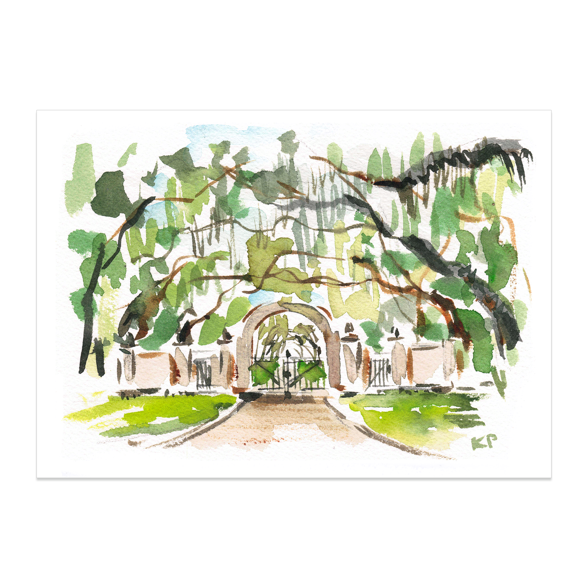 Art Print, Wormsloe - Savannah, GA