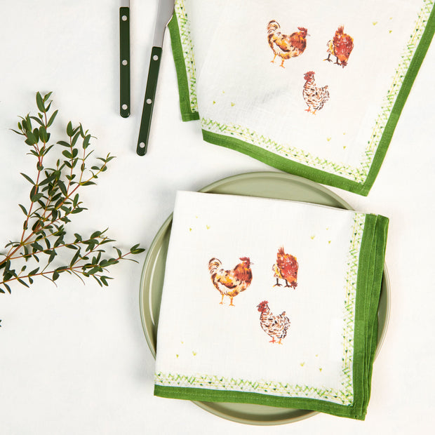 Chickens Dinner Napkins