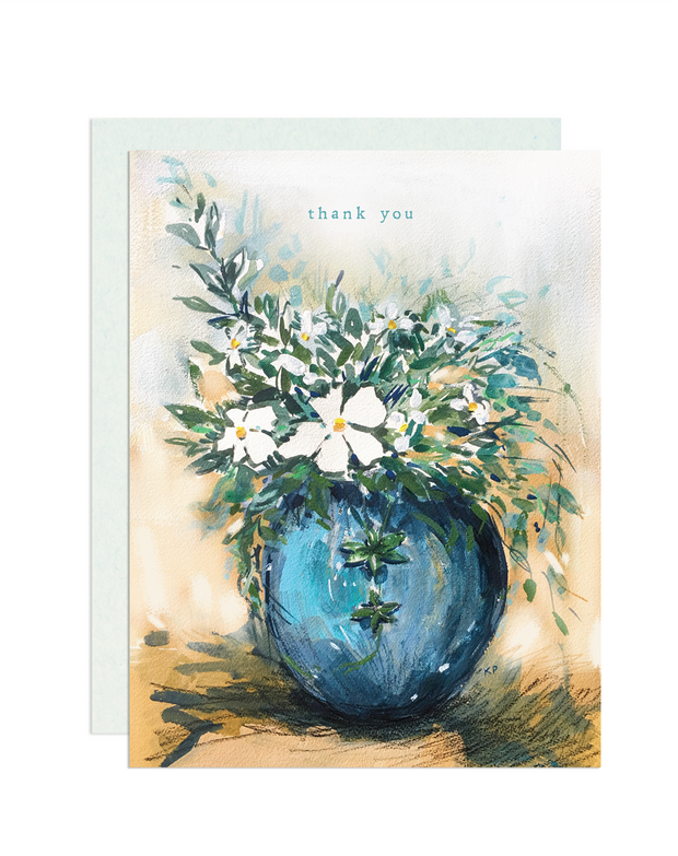 Thank You, Blue Vase