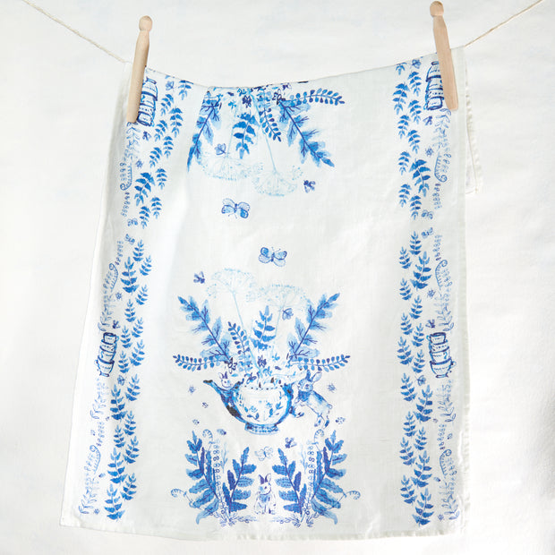 Easter Toile Kitchen Towel