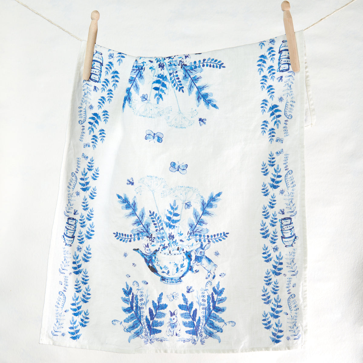 Easter Toile Kitchen Towel