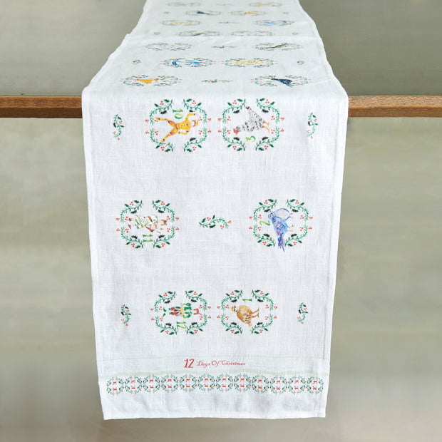 12 Days of Christmas Table Runner