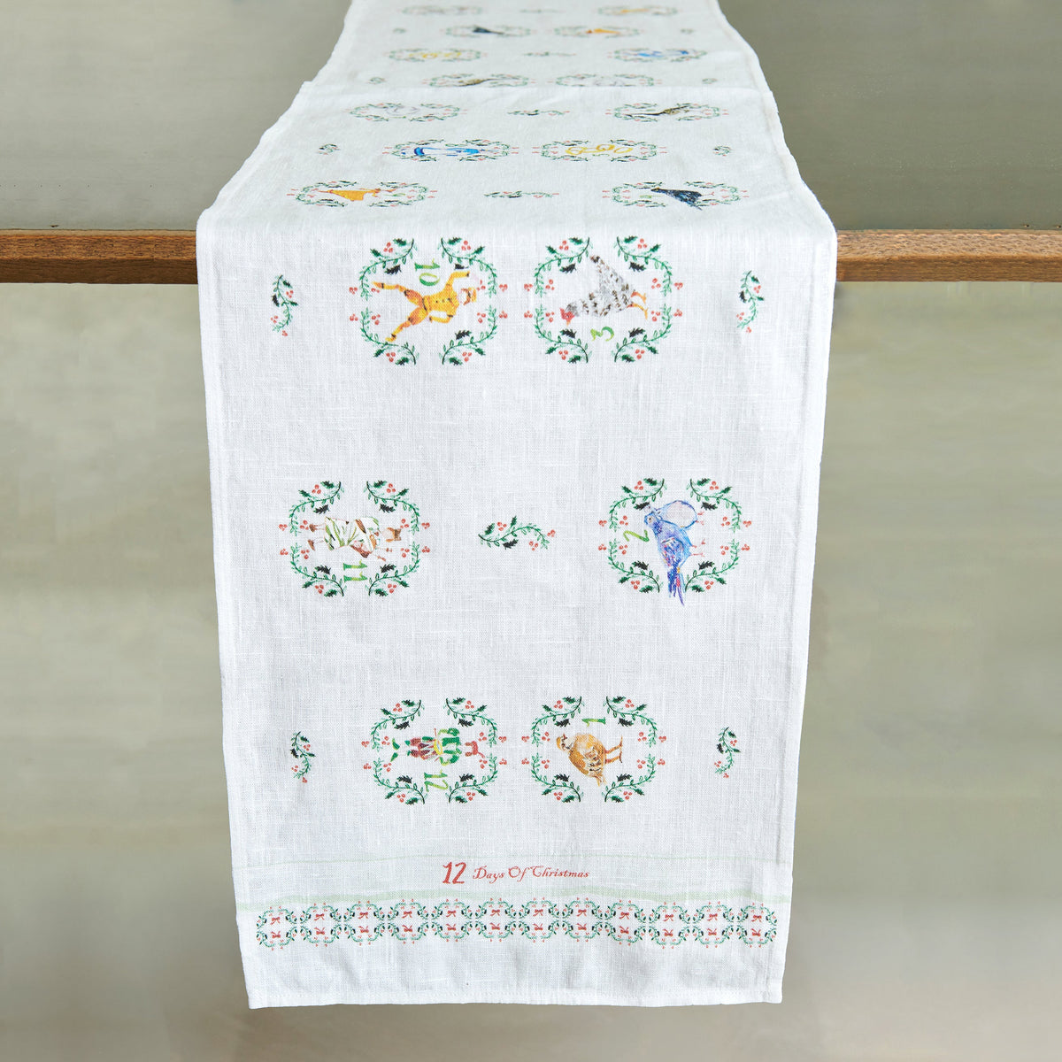 12 Days of Christmas Table Runner