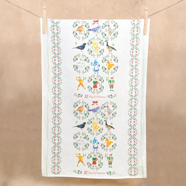 12 Days of Christmas Kitchen Towel