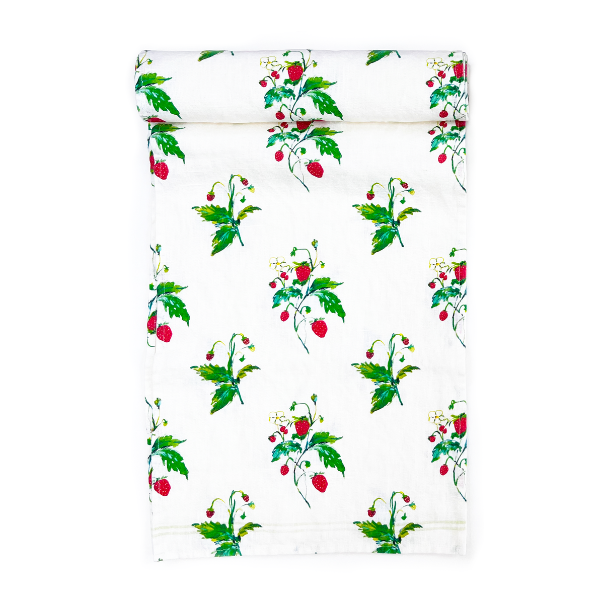 Wild Strawberries Table Runner