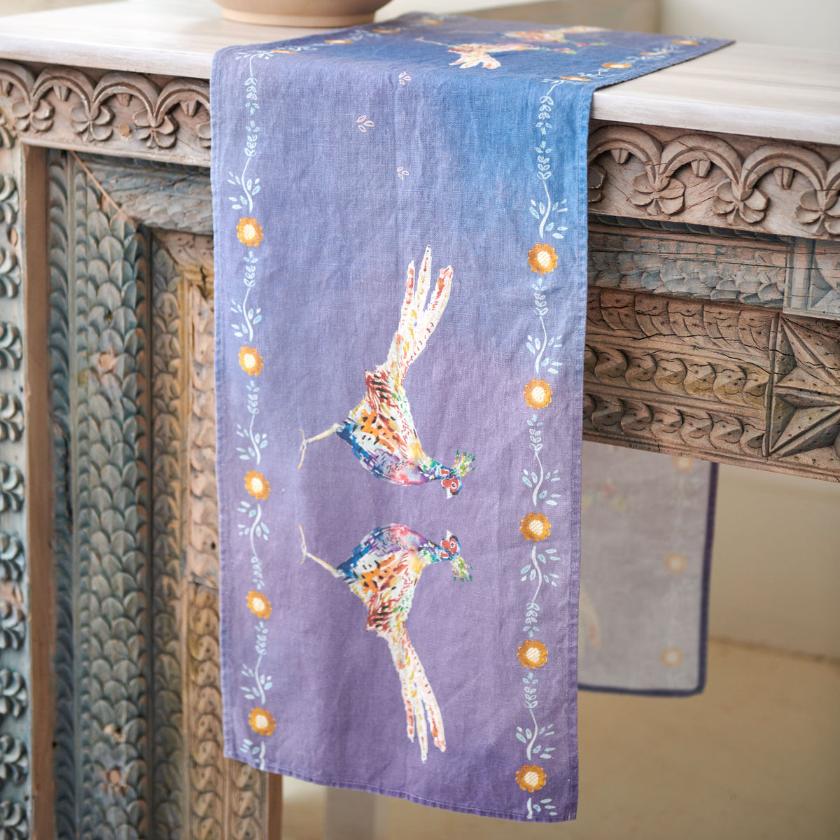 Pheasants Table Runner