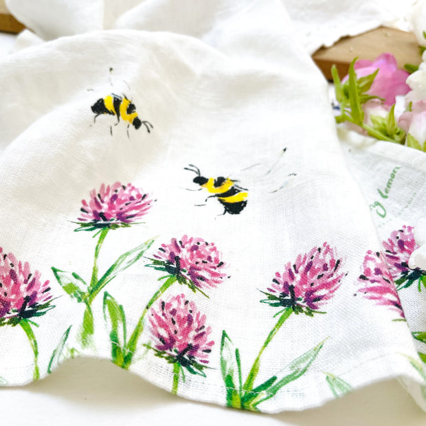 Clovers & Bees Kitchen Towel