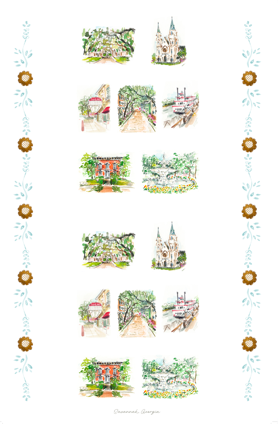 Savannah Kitchen Towel