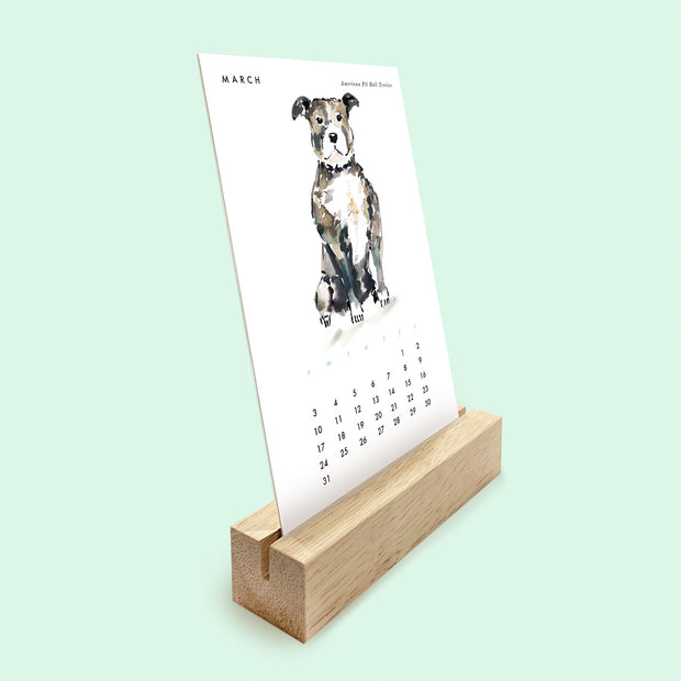 2024 Dogs Desk Calendar