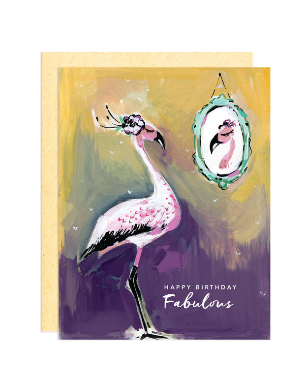 Fabulous Flamingo Card