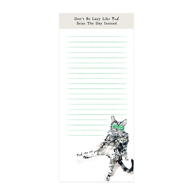 Ted The Cat Notepad